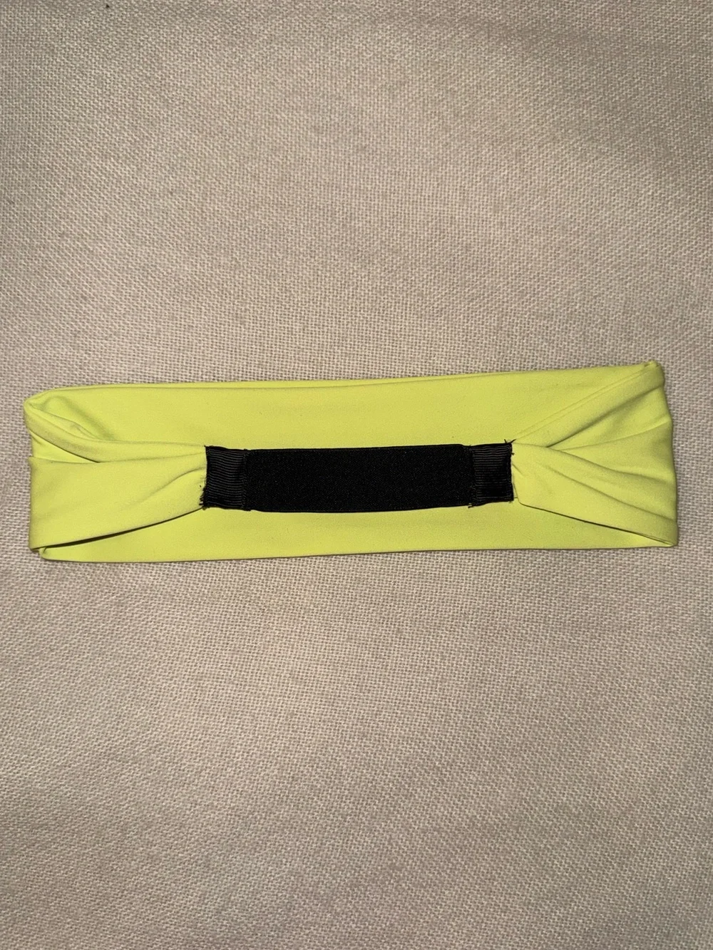 Lime Green Stretch Workout Headband